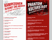 Tablet Screenshot of kulturpolitik.t0.or.at